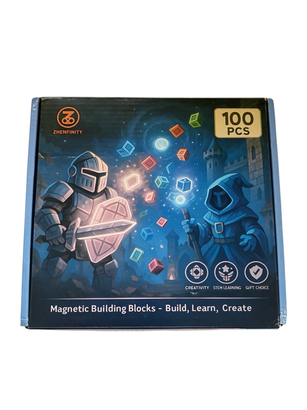 MAGNETIC BUILDING CUBE SET BLOCKS